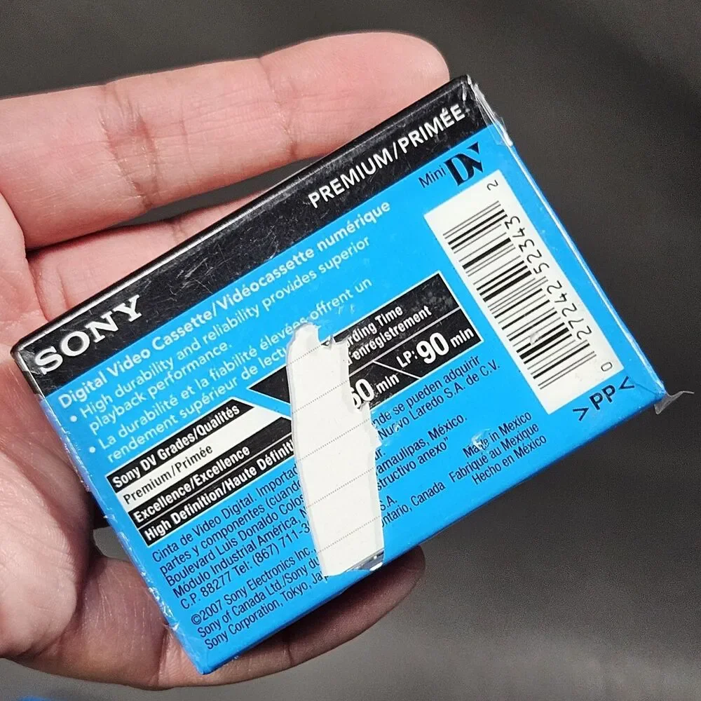 Sony DVC Mini DV 60 Min Digital Video Cassettes Bundle Of 3 DVM60PRR New